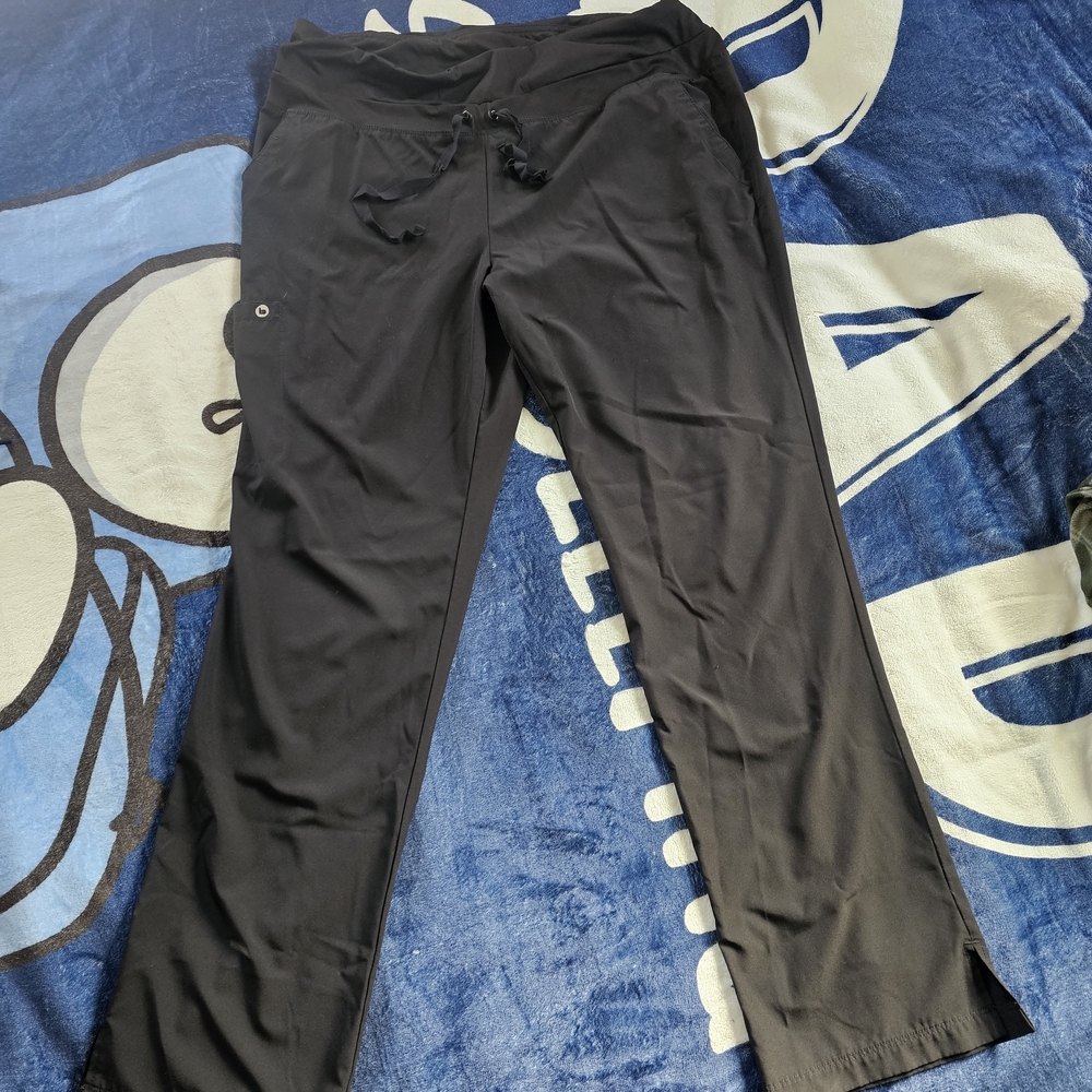 Black Drawstring Pants - image 1
